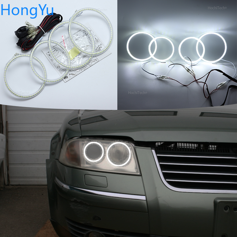 Kit d'yeux d'ange led Ultra lumineux, kit halo, yeux d'ange, pour Volkswagen VW Passat B5.5 3BG 2001 2002 2003 2004 2005 ► Photo 1/6