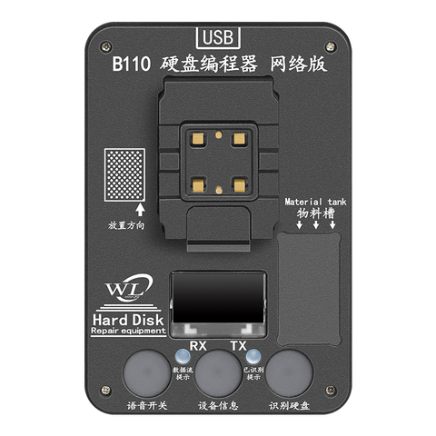 WL B110 NAND programmeur SN lire outil d'écriture pour iPhone 8 8p X XS Xsmax 11 11pro max mise à niveau de la mémoire Nand HDD réparation mise à niveau ► Photo 1/2