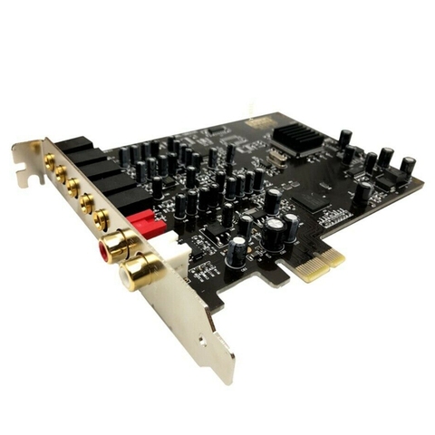 FFYY-5.1 carte son PCI Express PCI-E intégré Double sortie Interface pour PC fenêtre XP/7/8/10 ► Photo 1/6