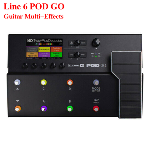 Ligne 6 POD GO guitare multi-effets étage processeur pédale, noir ► Photo 1/6