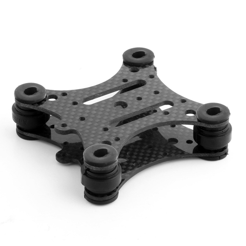 Plaque Anti-Vibration en Fiber de carbone FPV et balles en caoutchouc pour Phantom 1 2 support de cardan quadricoptère pour Gopro Hero 2 3 monture PTZ ► Photo 1/6