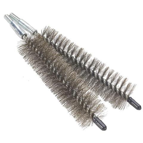 Brosse métallique à filetage de 6mm, 2 pièces/5 pièces, brosse à fil en acier inoxydable, Tube de nettoyage de 10 à 40mm, diamètre 160mm, haute qualité ► Photo 1/6