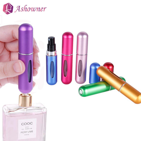 Petites bouteilles de parfum rechargeables 5ml bouteille d'atomiseur bouteille de pulvérisation de parfum de récipient cosmétique Portable pour le voyage ► Photo 1/6