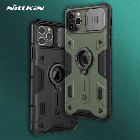 Nillkin pour iPhone 11 Pro Max Camshield armure couverture glissière caméra étui de Protection pour iPhone 11 Pro Max étui résistant aux chocs ► Photo 1/6