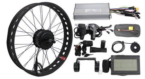 BAFANG 48V 500W 750W Freehub gros pneu Cassette roue arrière 175mm 190mm ebike Kit de Conversion ► Photo 1/1