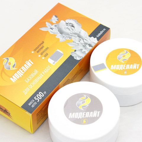 Modelite – Plasticine époxy 500gr, pour modélisation, emballage hobbibro ► Photo 1/3