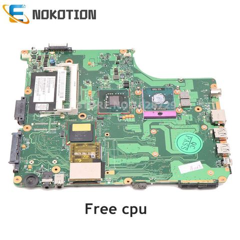 NOKOTION – carte mère pour ordinateur portable Toshiba Satellite A300 A305, V000125600, DDR2, processeur gratuit ► Photo 1/6