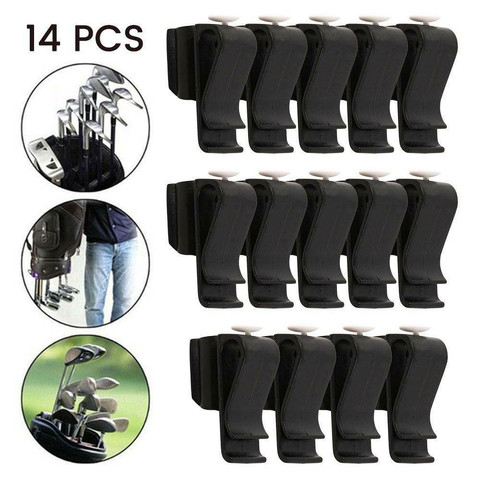 14 pièces Golf Club Organisateurs Putter Sac Porte-Clip De Fixation Fer Conducteur Protecteur Haute qualité Golf Sport Accessoires ► Photo 1/1