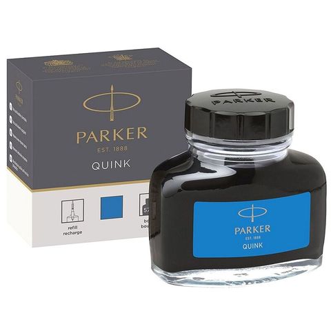 Bouteilles de parfum originales d'encre Parker pen, bleu, noir, bleu foncé quinn z13 1950376 ► Photo 1/1