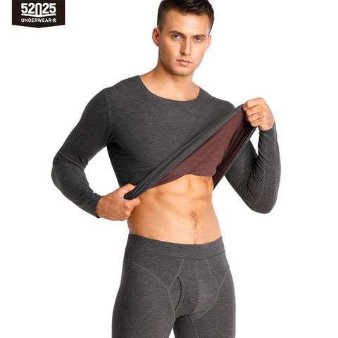 52025 hommes sous-vêtement thermique femmes sous-vêtement thermique réversible Double face chaud sans couture Premium qualité longs Johns hommes thermique ► Photo 1/6