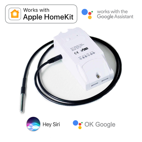 Apple HomeKit maison intelligente Google Assistant Thermostat commutateur  Sonof WiFi télécommande TH10 sans fil capteur de température commande  vocale - Historique des prix et avis, Vendeur AliExpress - HomeHome.App  Official Store