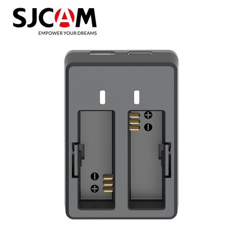 Double chargeur avec câble USB, pour SJCAM SJ4000 SJ4000AIR SJ5000X SJ5000 Plus M10, caméra d'action ► Photo 1/5