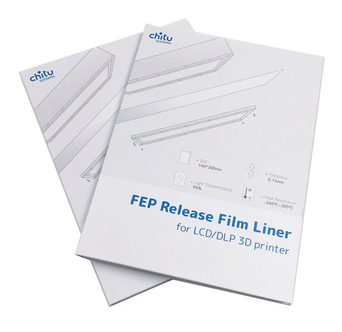 Film FEP avec protecteur, 0.15mm x 140mm x 200mm, pour pièces d'imprimantes 3d LCD/DLP/SLA ELEGOO Mars Wanhao duplicateur D7, Photon ► Photo 1/5