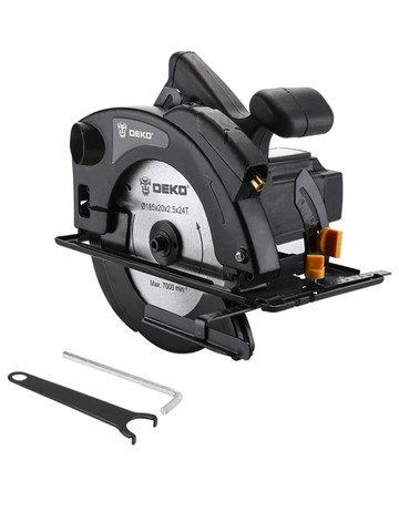 Disque (circulaire) scie Deko dkcs1800 laser 1800 W, 185mm disque 063-4192 ► Photo 1/6