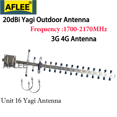 Antenne Yagi externe 3g/4g LTE/2100/2100/20dbi avec Gain, pour l'extérieur, avec N femelle ► Photo 1/3
