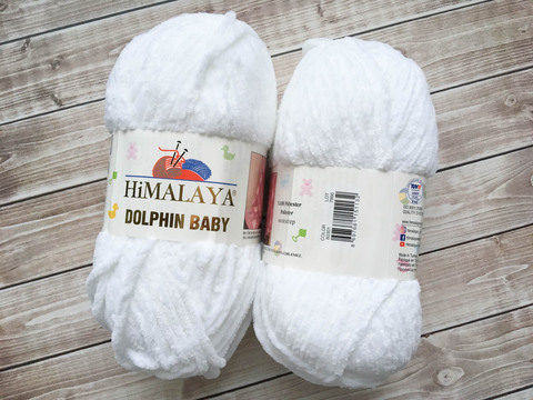 Fil à tricoter pour bébé dauphin Himalaya, fils pour tricot, Hillow dolphin baby, gimmall dolphin baby, fil de peluche, 1 moto ► Photo 1/5