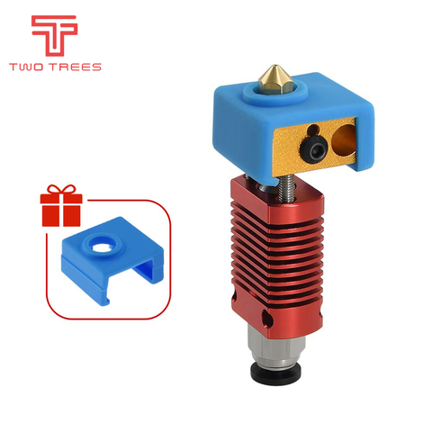 CR10 Hotend/CR10S j-head MK8 extrudeuse 3D pièces d'imprimante pour Ender 3/S CR10 dissipateur thermique en aluminium bloc MK8 buse + chaussette en Silicone CR10 ► Photo 1/6