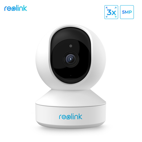 Reolink E1 Zoom 5MP PTZ IP caméra blanc bébé moniteur 2.4G/5G WiFi caméra intérieure sécurité à domicile Surveillance vidéo ► Photo 1/6