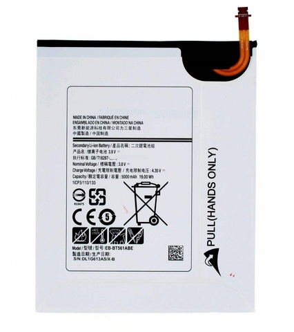 Batterie de téléphone 5000 mAh EB-BT561ABE EB-BT561ABA pour Samsung Galaxy Tab E T560 T561 SM-T560 Batteries rechargeables de batterie ► Photo 1/1