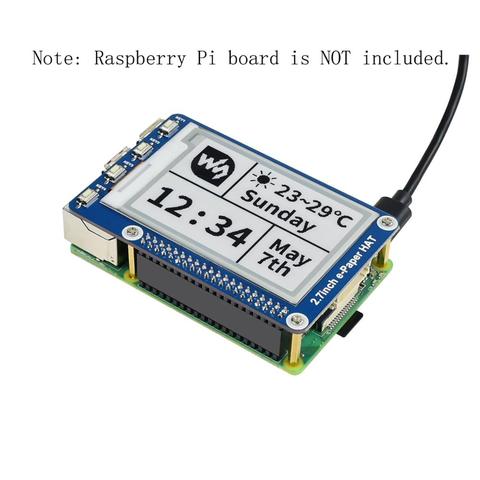 2.7 pouces 264X176 SPI e-paper e-ink écran Module chapeau pour framboise Pi zéro W H 3 4 pour Arduino nucléo Jetson Nano ► Photo 1/6