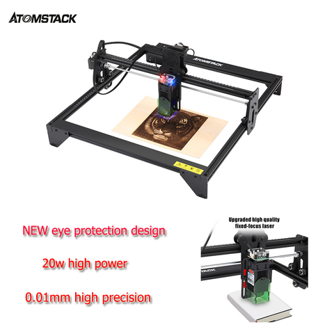 Graveur Laser de haute précision à vitesse rapide 20w, Mini imprimante de Logo, artisanat, CNC, Machine à graver le bois et le métal ► Photo 1/1