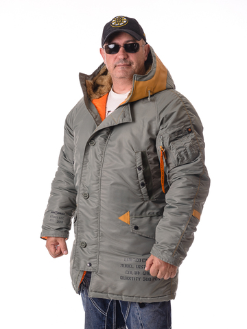 Veste d'hiver homme Alaska Nord Denali instructeur avec capuche, avec poches et matière imperméable. 2022 nouveau ► Photo 1/6