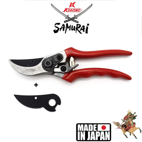 Pruning tools, Samurai ks-4tset, ks-4t pruner and spare blade ks-4tsbl with Teflon coating ► Photo 1/2