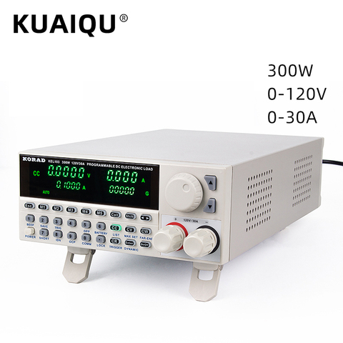 KORAD professionnel programmation électrique contrôle numérique charge cc charges électroniques testeur de batterie charge 300W 120V 30A KEL103 ► Photo 1/6