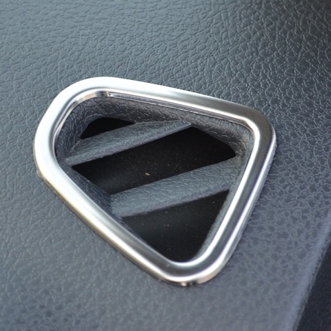 Climatiseur d'intérieur en acier inoxydable capots de bordure, climatiseur décoratif, pour Dacia Renault Logan 2 Sandero 2 ► Photo 1/2