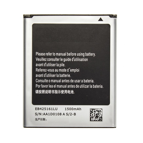 1500 mAh Batterie de Téléphone EB425161LU pour Samsung J1 MINI SM-J105H GT-S7562 S7560 S7566 S7568 S7572 Bateria Piles Rechargeables ► Photo 1/1