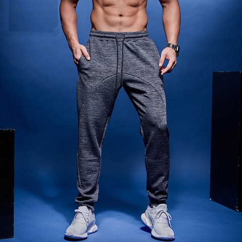 Pantalon de Sport pour hommes, avec poches arrière, pour la course, le Football, le Fitness, le Jogging, la Gym, collection automne et hiver ► Photo 1/6