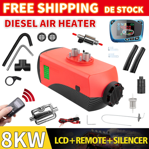 Renoster-chauffe-Air diesel standard, 8kw 8000W, pour voiture, 12V, chauffage à Air Diesel, pour véhicule, camping-Car, Van, bateau ► Photo 1/6