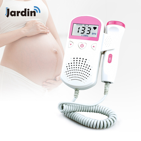 Détecteur de battements de cœur de bébé, effet Doppler, pour femmes enceintes, moniteur de fréquence cardiaque, appareil de poche, 2,5 MHz ► Photo 1/5