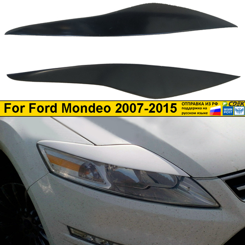 Cilia – couvercle de phare pour Ford Mondeo 2007 – 2015, moulage extérieur de phare, en plastique ABS ► Photo 1/6