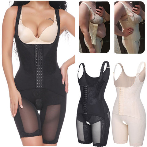 Miss Moly Body Shaper complet modelage ceinture taille formateur bout à bout cuisse réducteur culotte ventre contrôle Push Up Shapewear Corset ► Photo 1/6