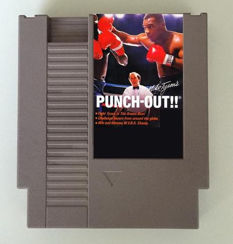 La cartouche de jeu Punch Out de Mike Tyson pour Console NES/FC ► Photo 1/2