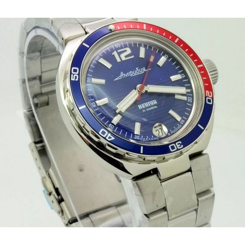 Montre est Neptune amphibie 960759 automatique montre poignet est Neptune russe ► Photo 1/5