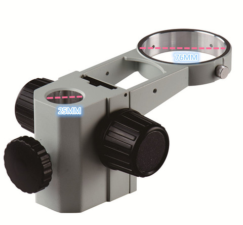 Le meilleur bras de suspension de mise au point de microscope stéréo superbe avec le diamètre de 76mm, support de support de bras avec le trou de 25mm/bras de Bolder ► Photo 1/1