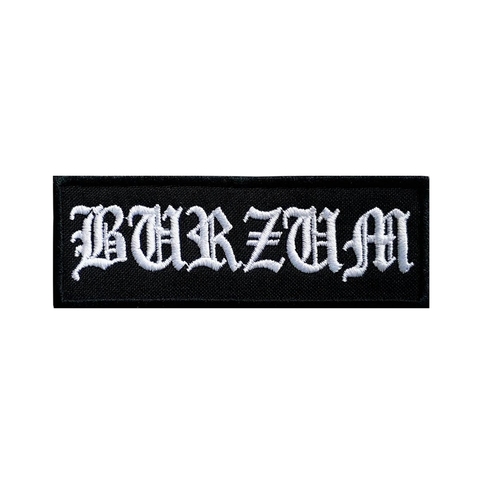 Burzum logo bande patch métal noir brodé fer sur Patch t-shirt transfert goth APPLIQUE métal lourd Rock Punk Badge ► Photo 1/2