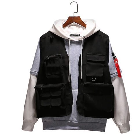 Gilet Tactique militaire pour homme, Gilet de chasse, de pêche, avec de nombreuses poches, décontracté, Tactique ► Photo 1/6