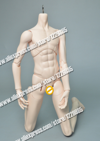 HeHe BJD 1/3 BJD corps de garçon musclé (juste corps seulement, sans tête) avec tête 65cm de hauteur ► Photo 1/1