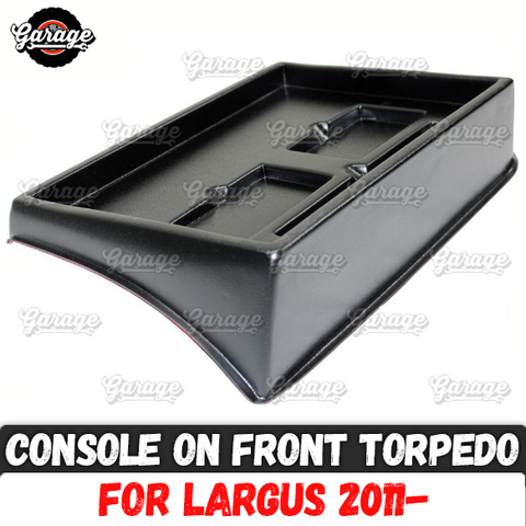 Console sur la torpille avant pour Lada Largus 2011- ABS plastique pad accessoires organisateur console fonction voiture style tuning ► Photo 1/6