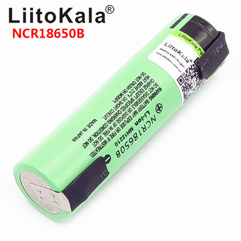 Liitokala – batterie lithium rechargeable 3.7, 3400 V, 18650 mAh, pour bricolage, pièce nickel ► Photo 1/6