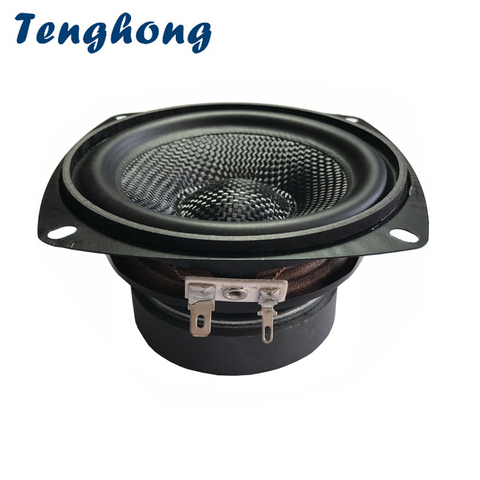 Tenghong 1 pièces 4 pouces haut-parleur de basse de milieu de gamme 4/8Ohm 30W fiber de verre Bluetooth HIFI Portable haut-parleur ► Photo 1/5