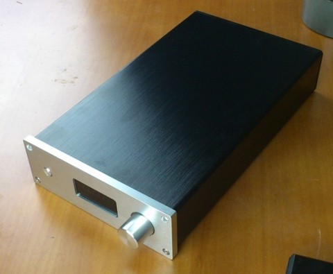 BZ1706E boîtier amplificateur châssis préamplificateur tout aluminium boîtier de commande à distance HiFi boîtier de bricolage boîtier PGA2310 coque 172*60*291 MM ► Photo 1/1