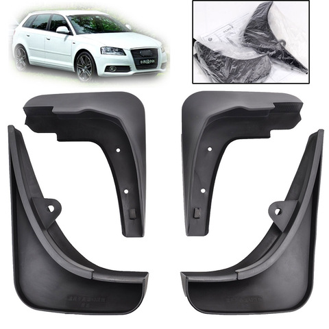 Garde-boue avant et arrière pour Audi A3 2004 – 2012 Sportback, accessoires pour voiture de 2011, 2010, 2009, 2008, 2007, 2006 ► Photo 1/6