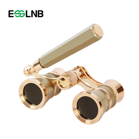 3X25 Opera binoculaire enduit lentille télescope opéra lunettes enduit théâtre verre dame verre poignée télescopique femmes filles cadeaux ► Photo 1/1