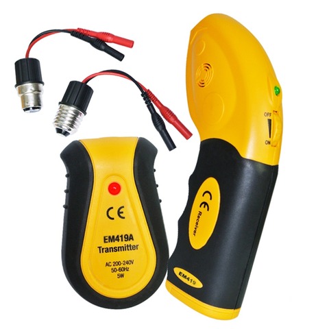 Adaptateur de sortie de lampe 220V, récepteur et transmetteur de disjoncteur, outil de recherche électrique ► Photo 1/6