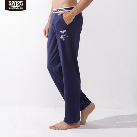 Pantalon pyjama en coton Modal pour homme, vêtement de maison, Long, vêtement de nuit, 52025 ► Photo 1/6