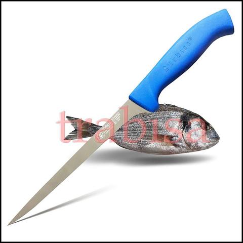 Surbisa 61164 professionnel en acier inoxydable Chef cuisine saumon Sushi filet souple couteau de pêche fait de dinde ► Photo 1/6